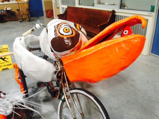 A Pelican cycle at Brees's Bywater studio