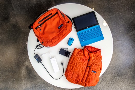 Mike Massey's backpack content. (Photo: Robert Warren)