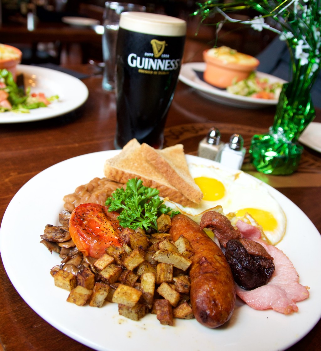 "Would you like some meat with your meat?" A Full Irish at the Irish House