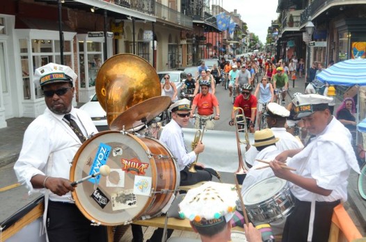 NOLA Bike to Work Week includes a cycling secondline on Friday, April 17. (Photo: Bike Easy Facebook)