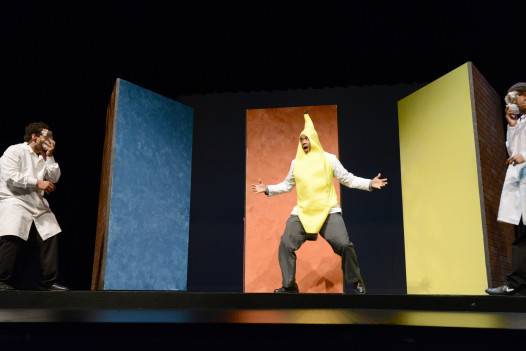 Dillard University Theatre performing "The Humains" at Goat in the Road's 2014 Play/Write showcase. The play was written by Lily Jordan from The International School.