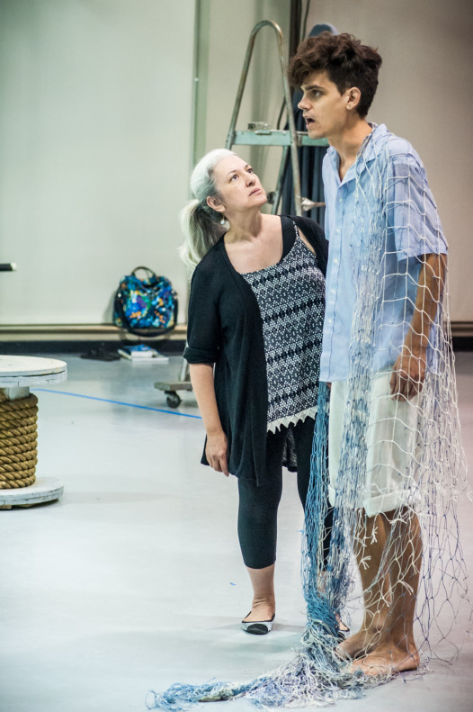 Kathleen McManus (Ariel) and David Williams (Ferdinand). Photo: Steve Spehar
