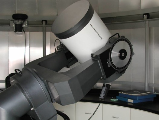 The 16-inch telescope at Tulane University Observatory (Photo: via Tulane University Observatory Facebook page)