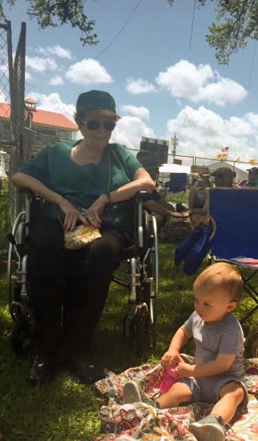 An 83-year difference in Jazz Festers. (Photo: Renee Peck)