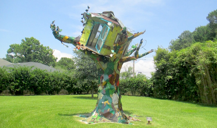 'Second Story' designed by Sally Keller as a fanciful reminder of Katrina