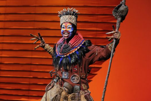 Buyi Zama (Rafiki) ©Disney. Photo by Joan Marcus