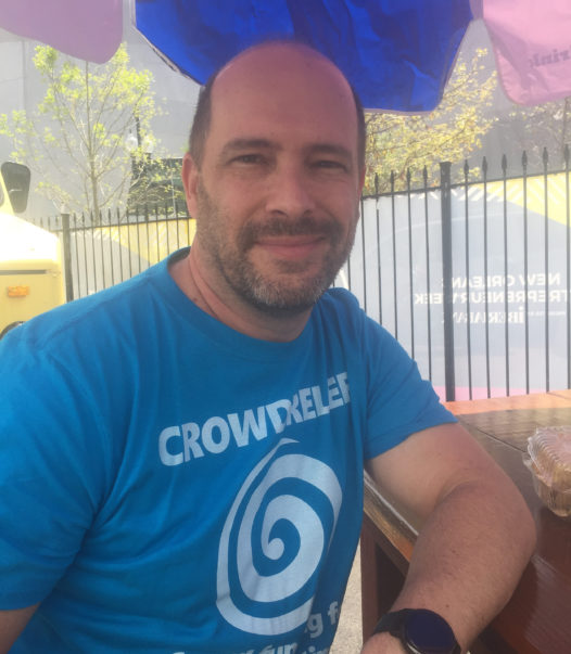 Crowd Relief creator Rob Gaudet (photo: Renee Peck)