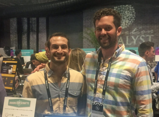 Doorstep Crafters Sam Olmsted and Daniel Galvez. (Photo: Renee Peck)