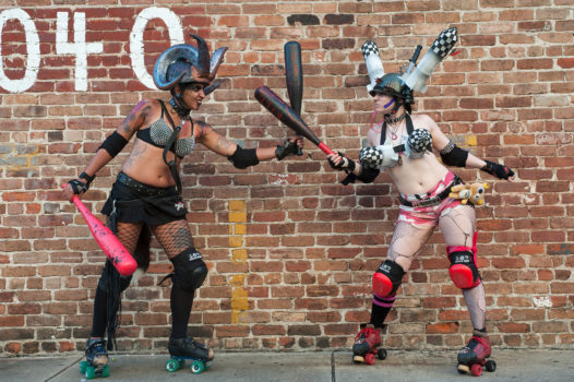 Ice Wolf and Delirium Trigger during the 2015 Running of the Bulls.
