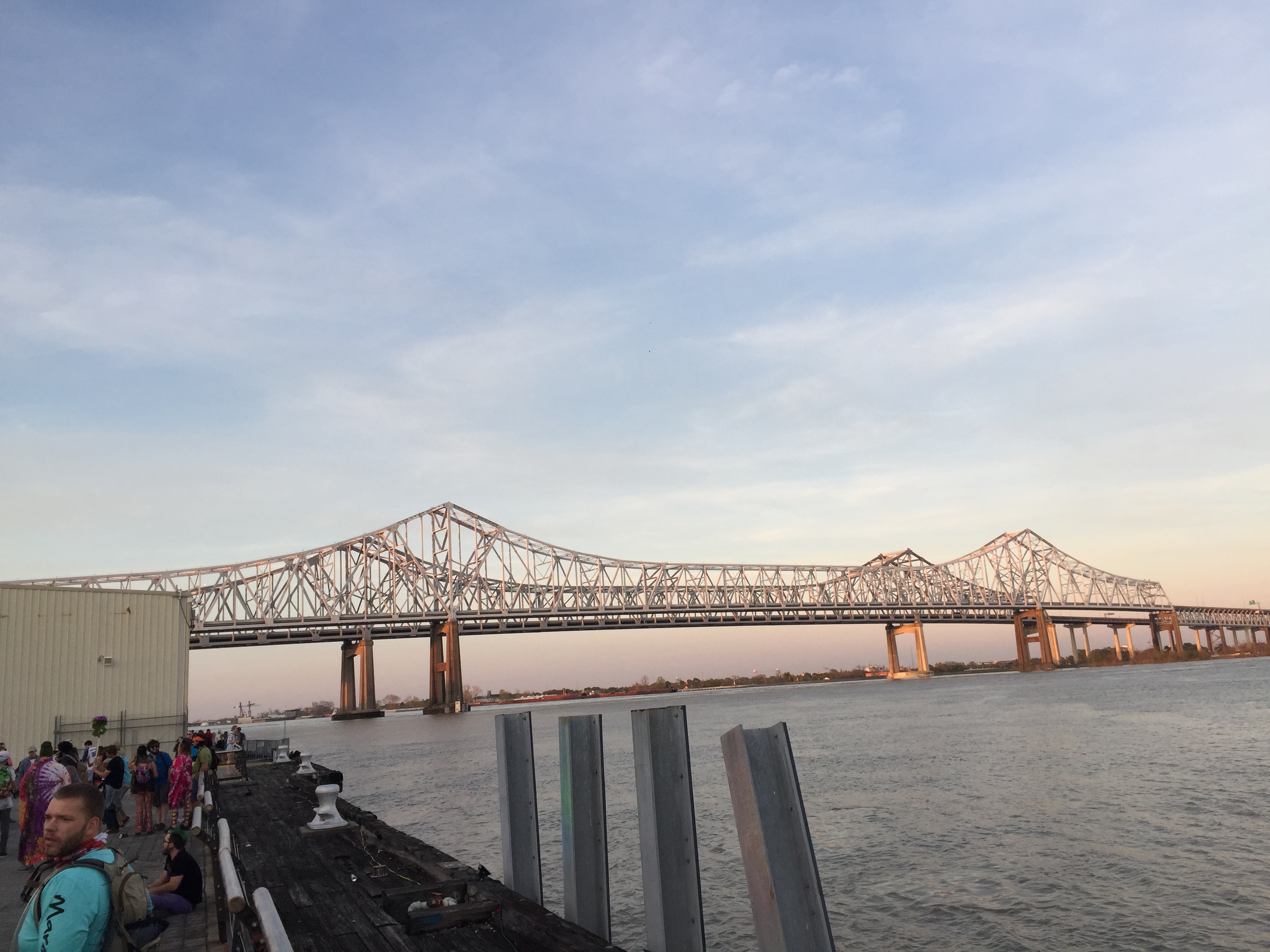 The bridge in New Orleans
