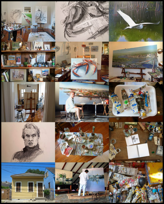 A portrait of a creative space: Simon Gunning’s studio – Via Nola Vie